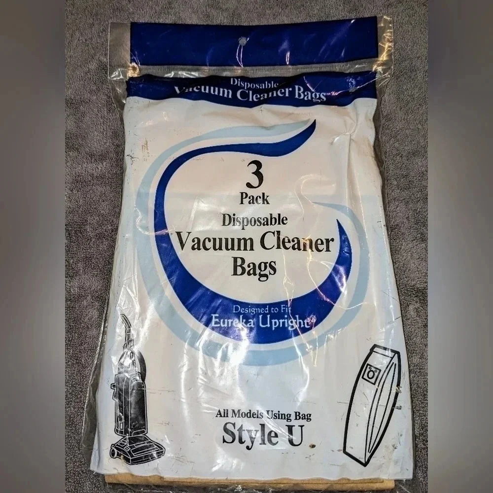 Generic 3 Pack Vacuum Cleaner Bags New for Eureka Upright Style U